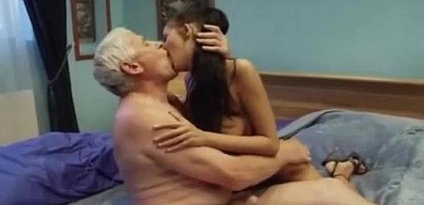  Grandfather Fucking not his Big Titted Young Granddaughter
